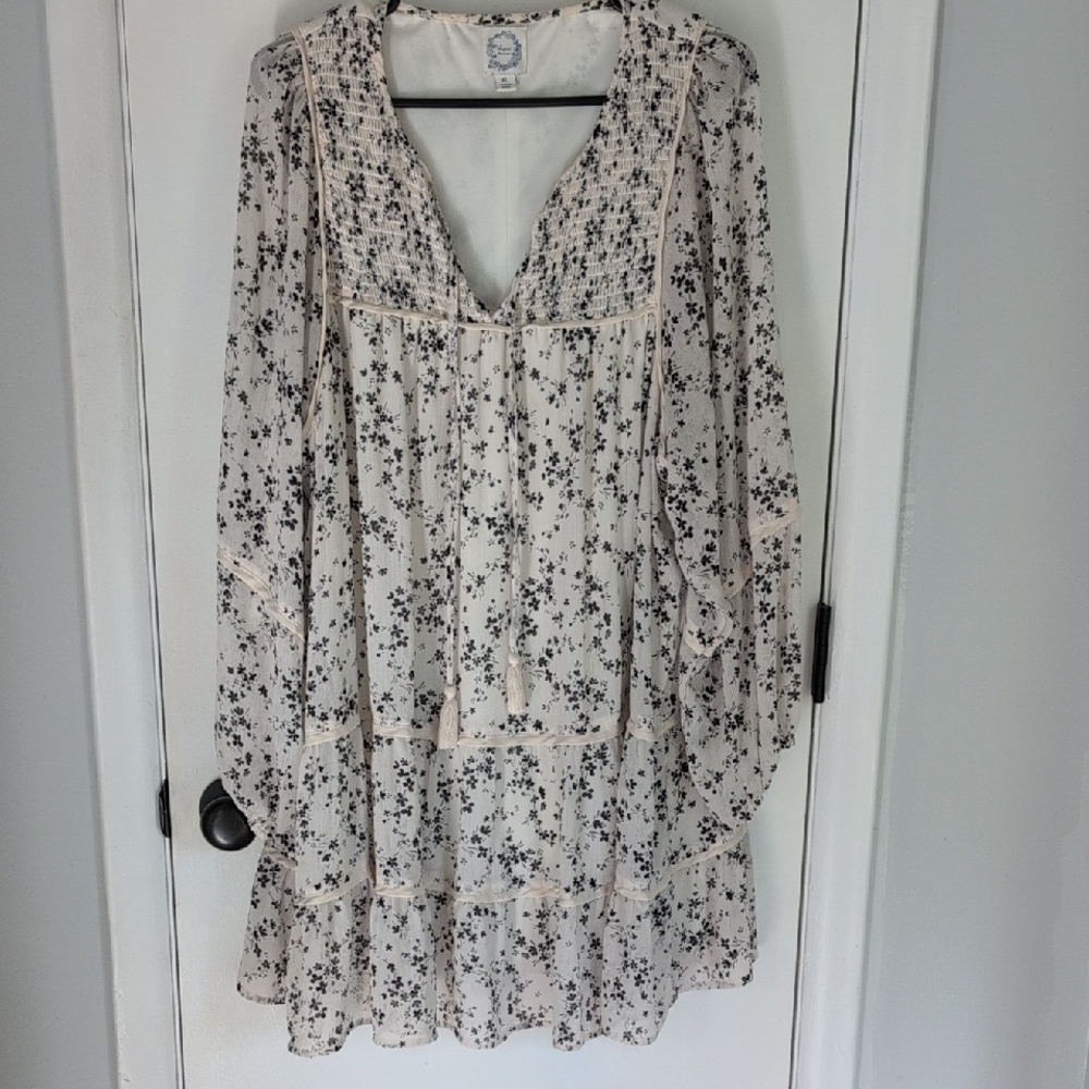 Floral Boho Dress (XL)